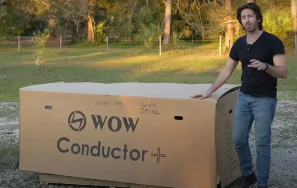 electric pick-up truck e-bike unboxed Florida