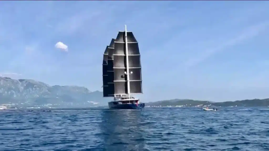 Black Pearl is a 350-foot sailing yacht that's nearly as large as Jeff Bezos' Koru