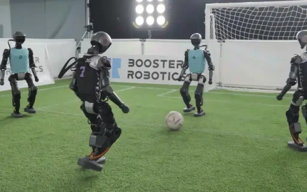 Booster Robotics, a tech company from China, has launched the first humanoid robot soccer league, and it's way better than the Premier League