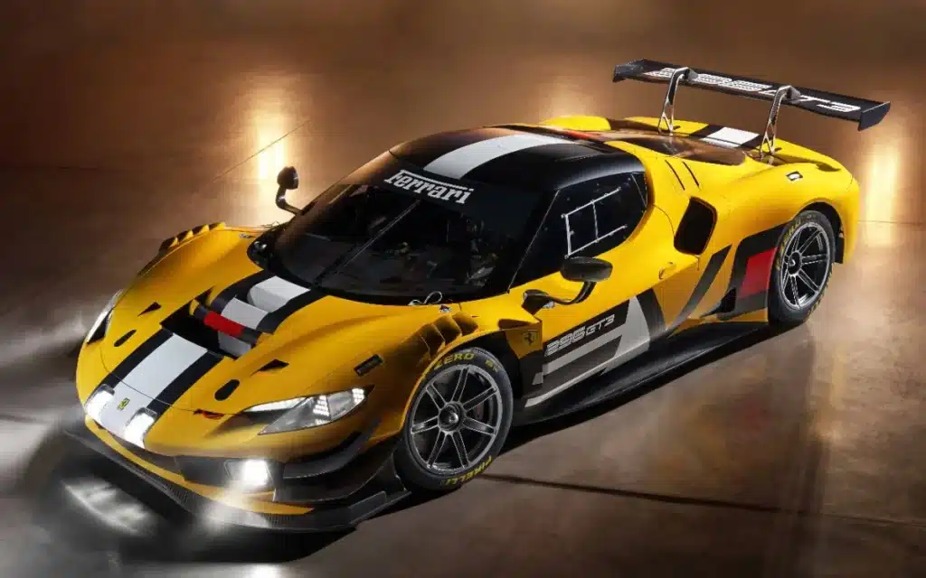 This is the new Ferrari 296 GT3 Evo, arguably the most extreme Ferrari 296 ever made