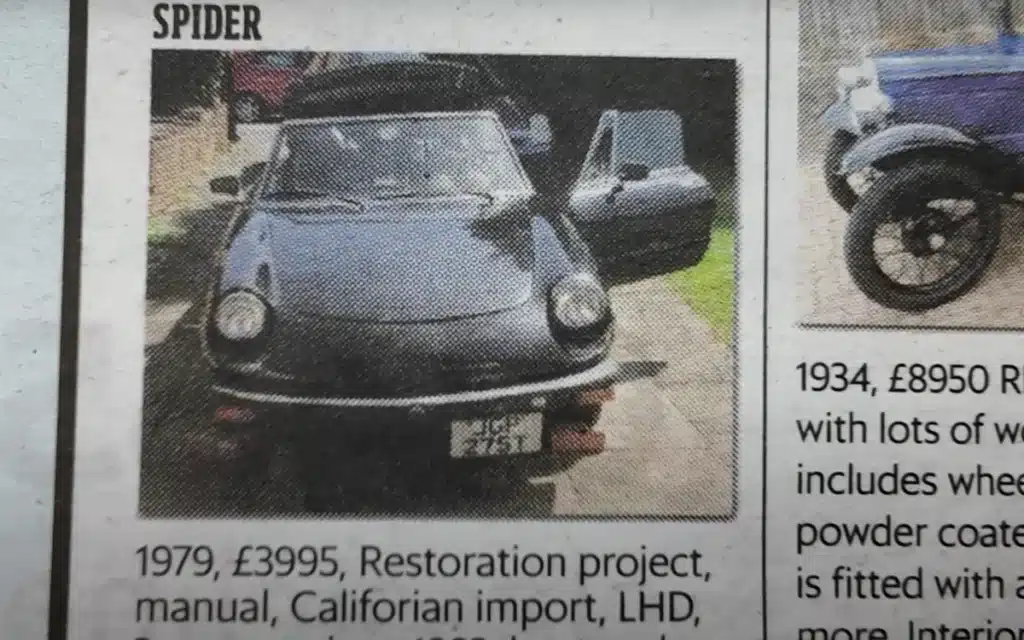 Man buys the most interesting car he can find without using the internet